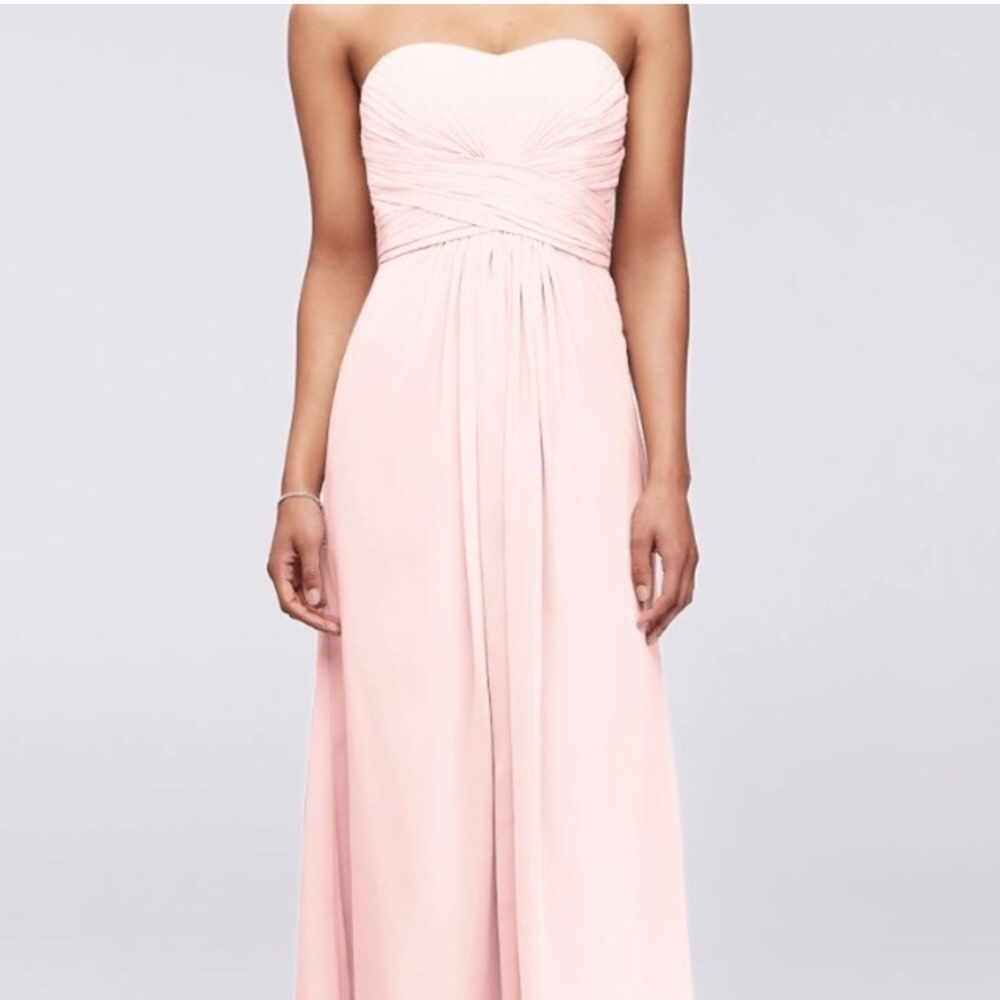 DAVIDS BRIDAL Bridesmaid Dress in Petal Pink 6